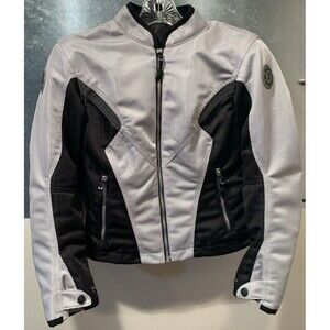 Firstgear Motorcycle Jacket  Contour Mesh Armored Liner Women's SM Black/Silver